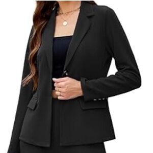 NWT Agenlulu women's 2 piece black Business Suit